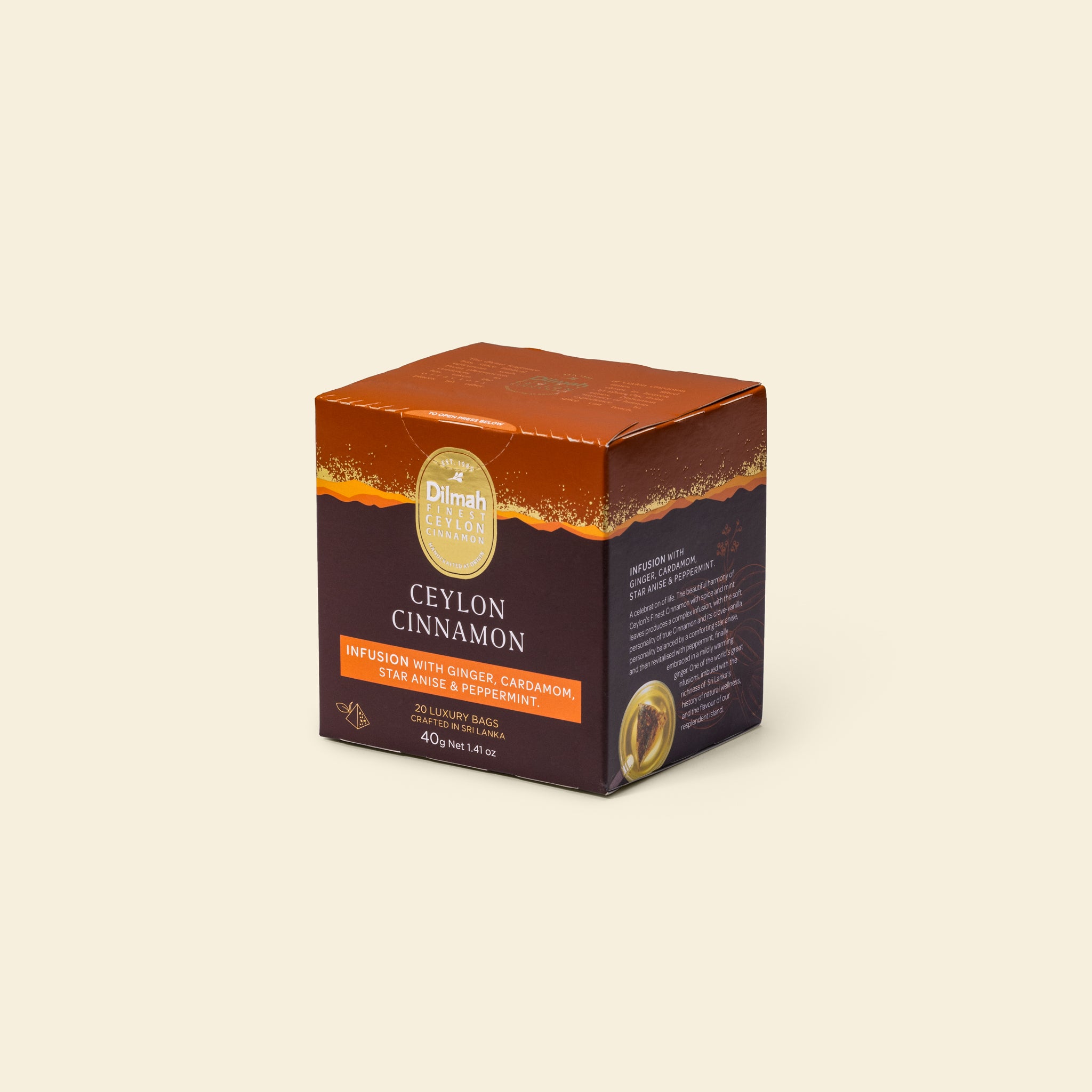 Ceylon Cinnamon Infusion with Ginger, Cardamom, Star Anise